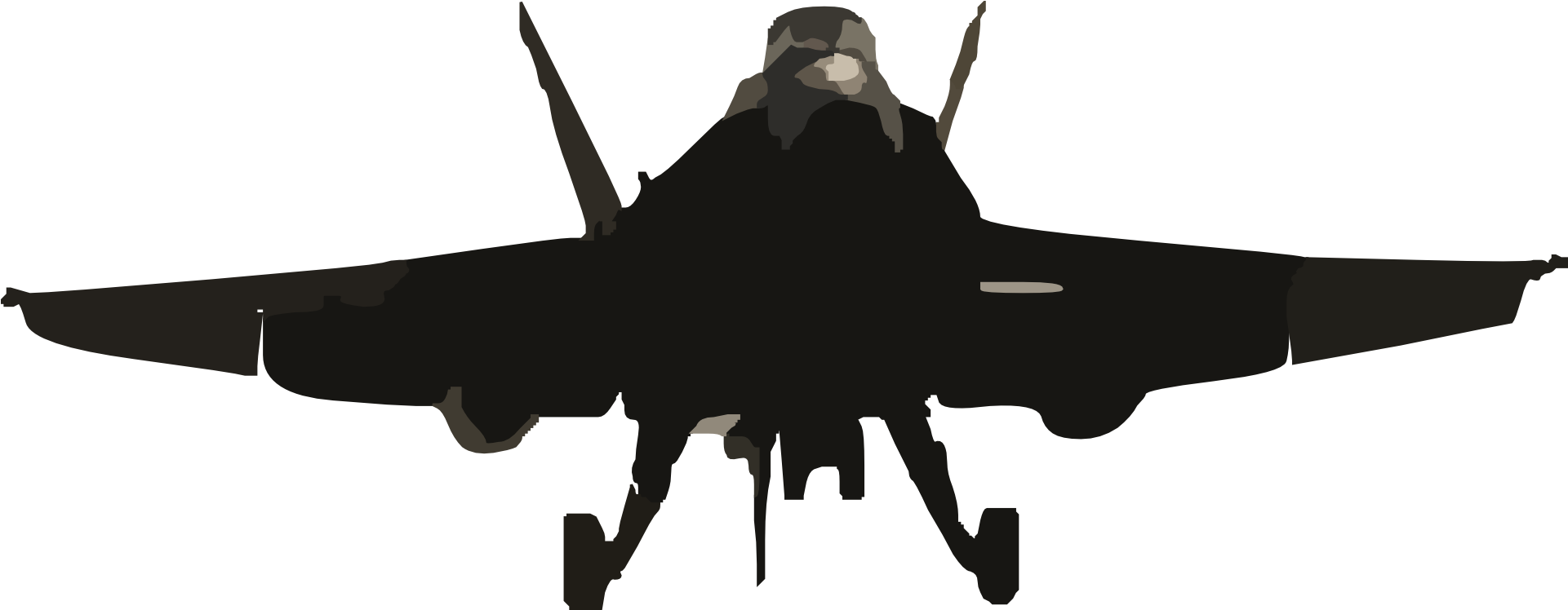 1920 X 960 8 - Fighter Jet Silhouette Png (1920x960), Png Download