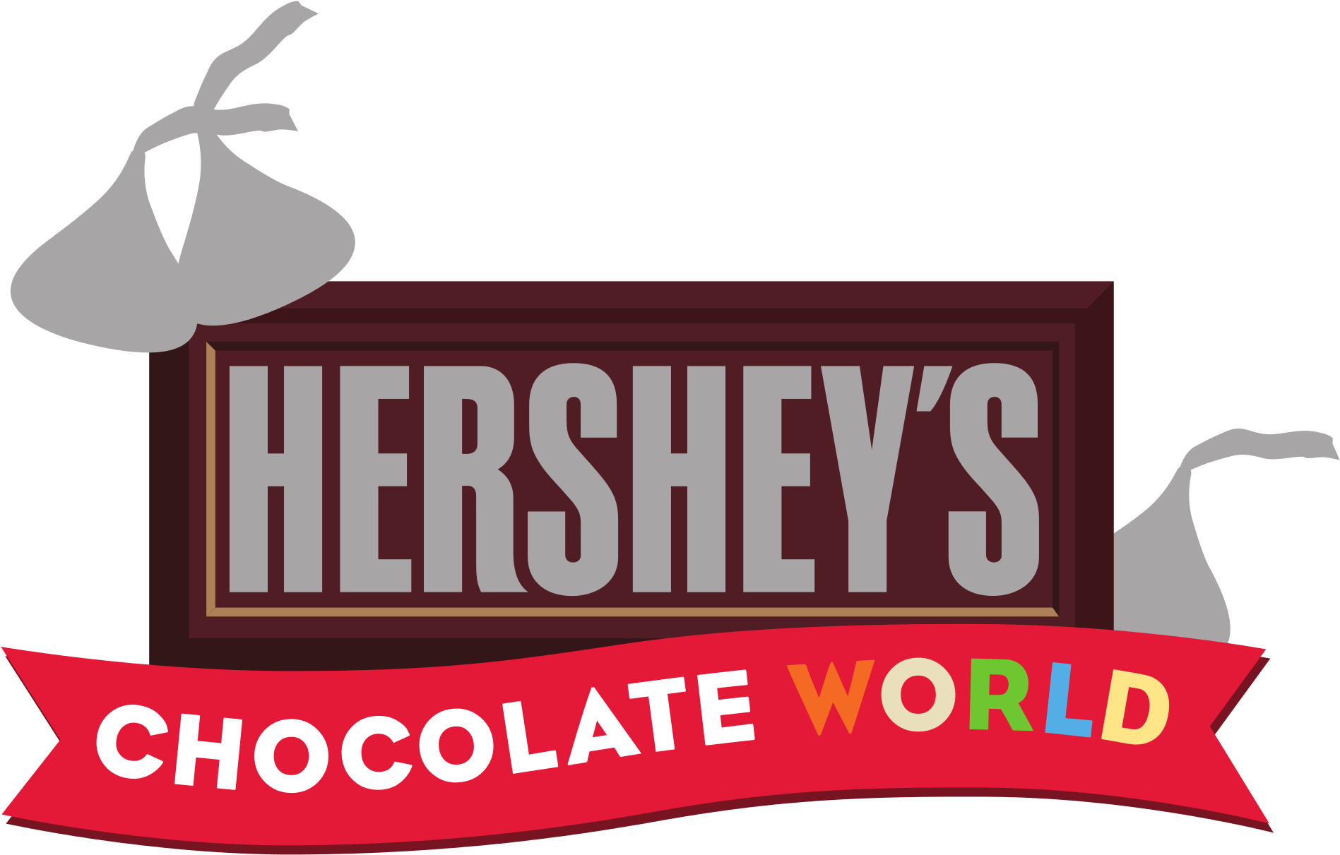 Hersheys Chocolate World Wikipedia - Hershey's Chocolate World Logo (1920x1238), Png Download