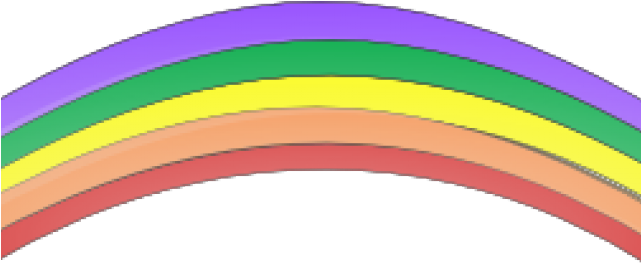Cartoon Rainbow Images - Circle (640x480), Png Download