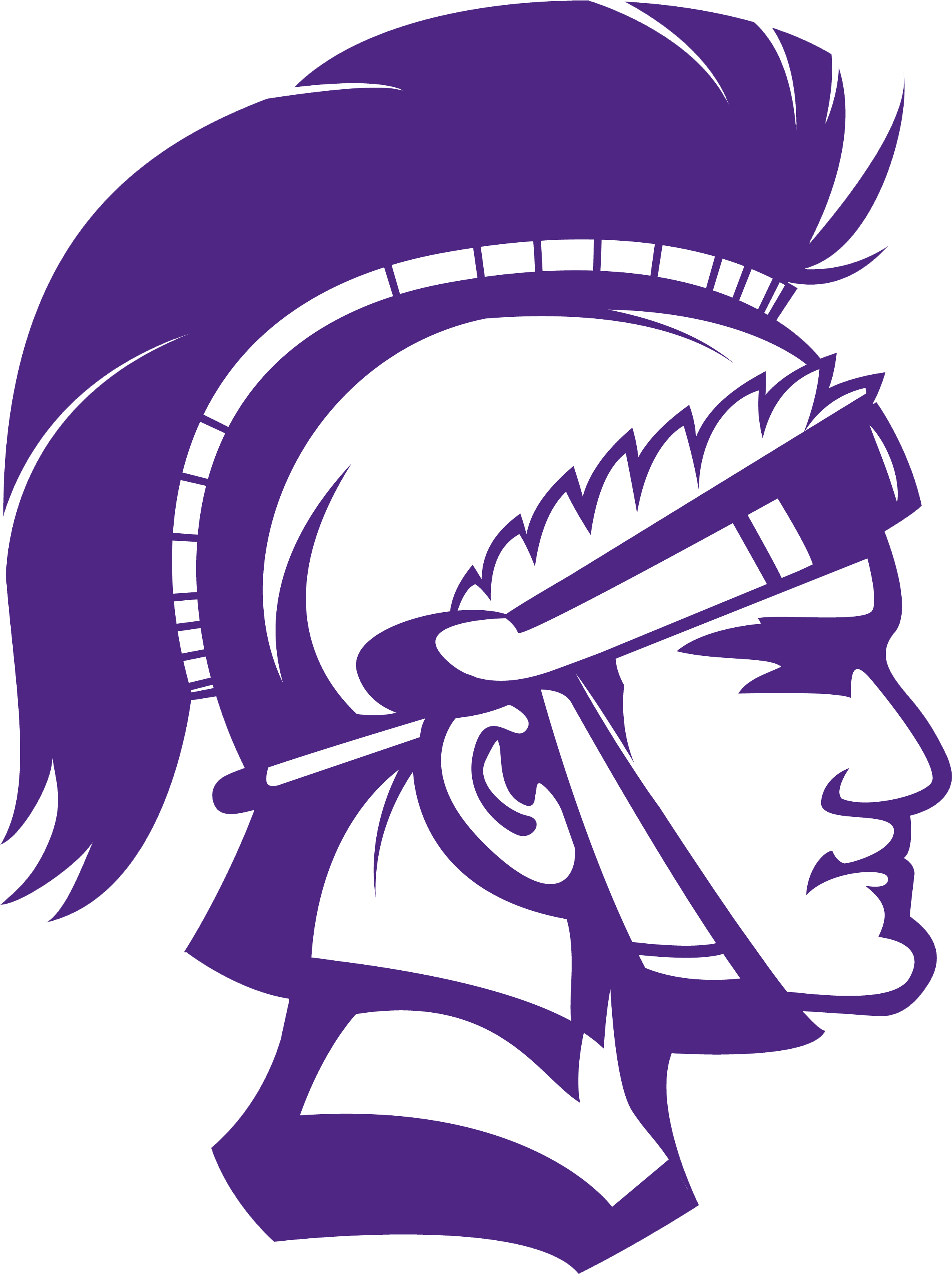 Downers Grove North Trojans - Downers Grove North High School (2475x3287), Png Download