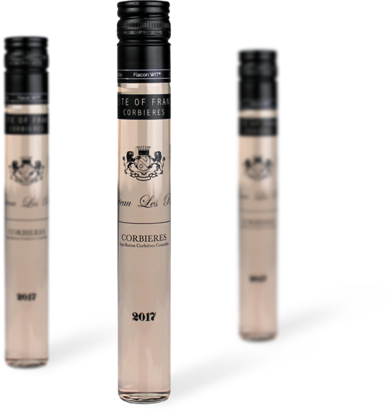 Château Les Palais Corbières Rosé - Perfume (567x600), Png Download