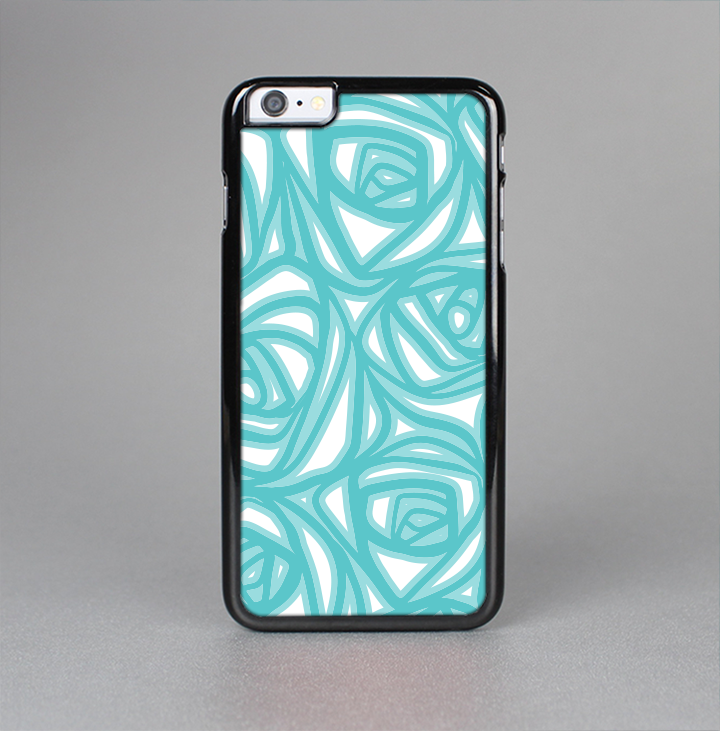 The Vector Subtle Blues Pattern Skin Sert For The Apple - Mobile Phone Case (720x731), Png Download