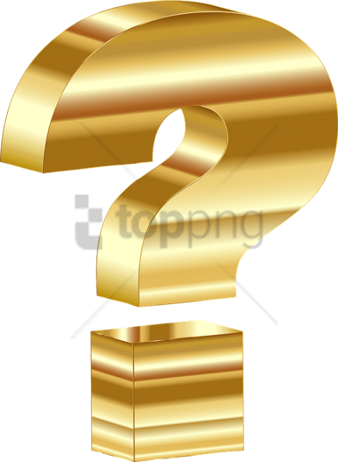 Free Png 3d Question Mark Png Png Image With Transparent - Question Mark Gold Png (480x655), Png Download