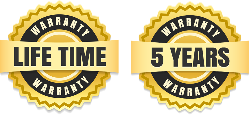 Lifetime Warranty On Products Directly From Manufacturer, - Label (900x442), Png Download