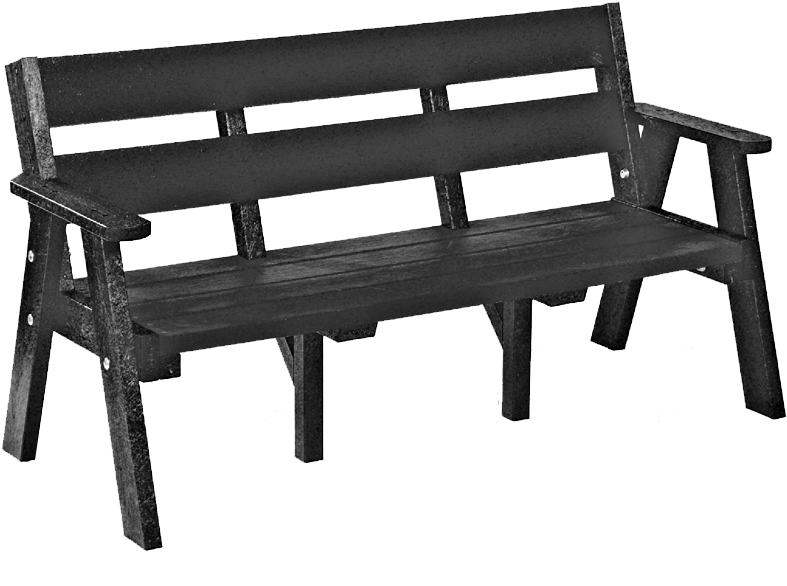 Download Sloper Bench Plastik Bank PNG Image with No Background