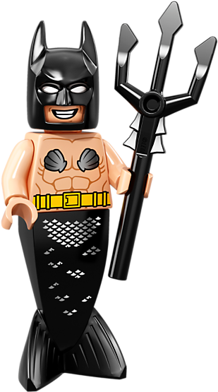 The Lego® Batman Movie Series 2 - Lego Batman Minifigure Series 2 Mermaid Batman (800x600), Png Download