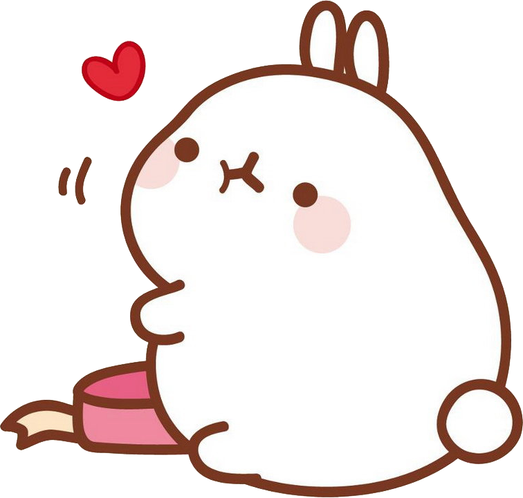 Take With Full Credit - Molang Transparent (756x721), Png Download