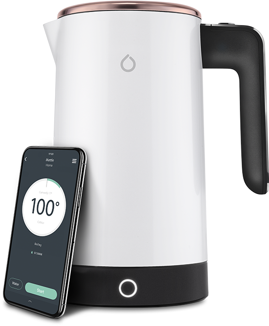 Limited Edition White & Gold - Alexa Kettle (1024x1024), Png Download