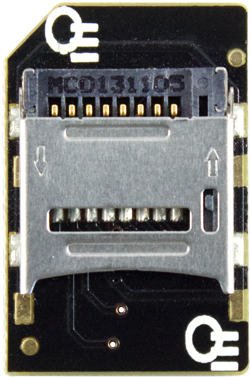 Raspberry Pi Low Profile Micro Sd Card Adapter - Electronics (1000x1000), Png Download