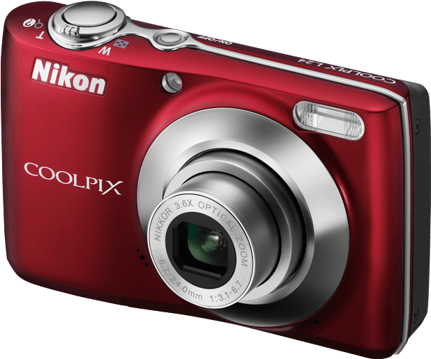 Coolpix L24 - Nikon Coolpix L22 (700x595), Png Download