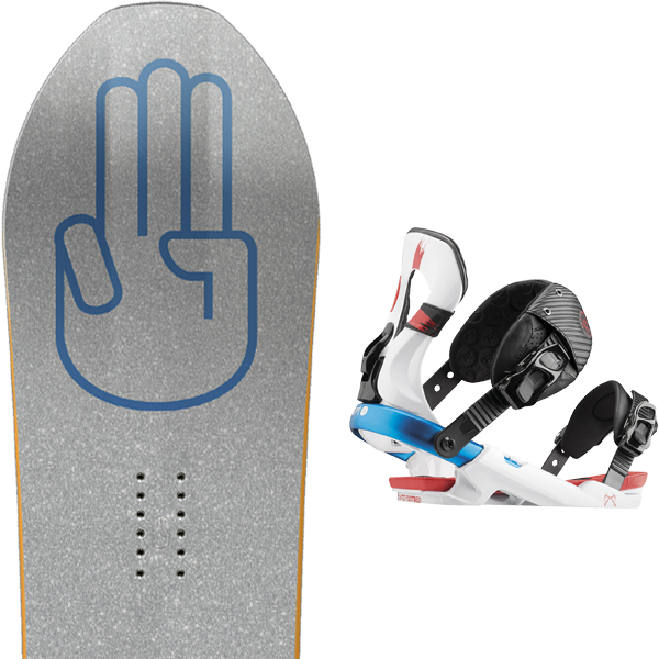 Bataleon Magic Carpet 2018 Rossignol Xv M/l - Fixation Rossignol Xv (600x600), Png Download