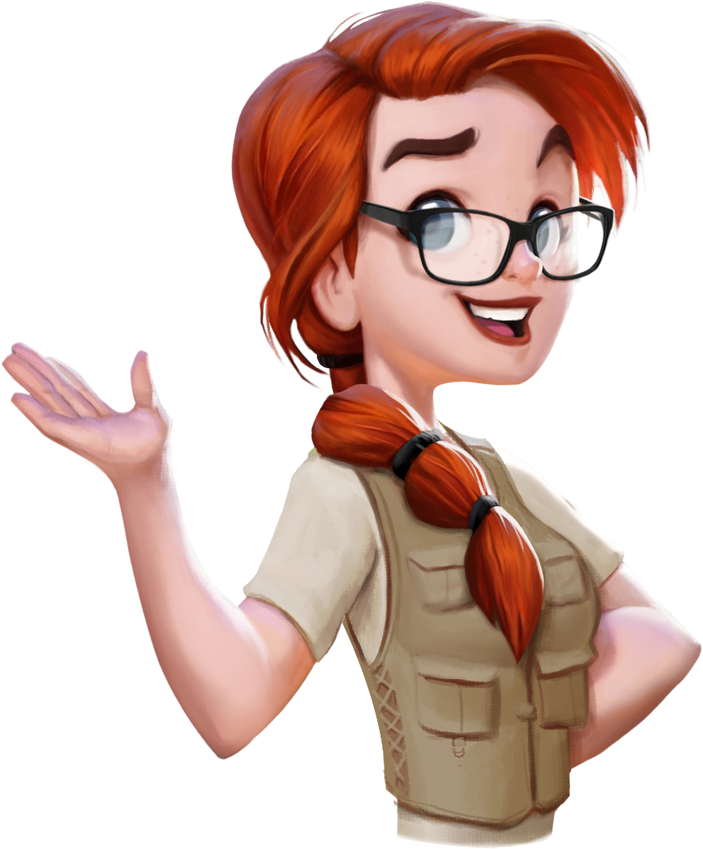 Lost Island - Ellie (3500x3825), Png Download