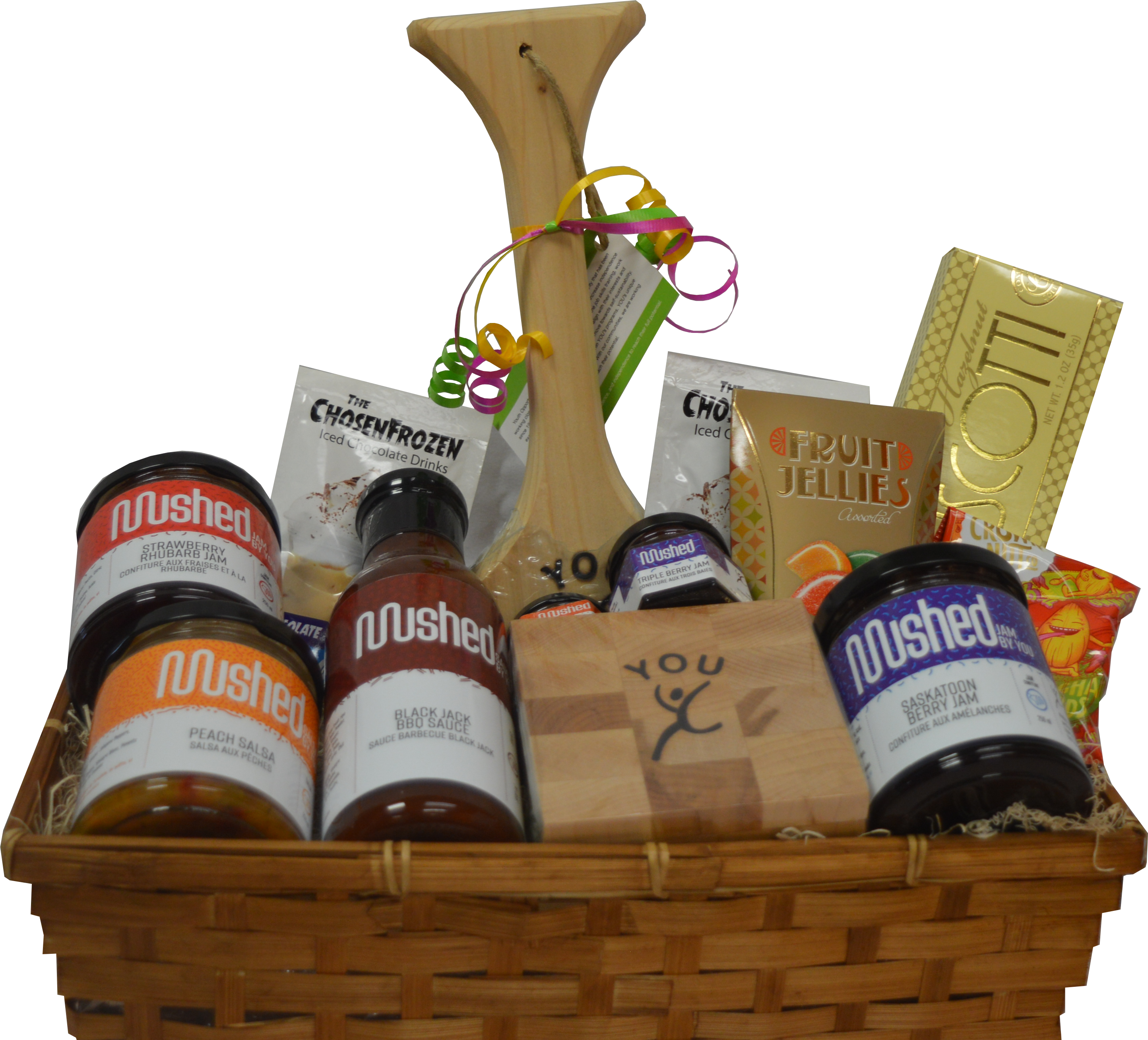 Apple Butter Strawberry Rhubarb 250ml - Gift Basket (2888x2618), Png Download