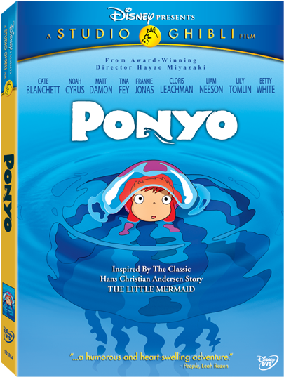 Dvd Cover Designed For U - Disney Ponyo (820x550), Png Download
