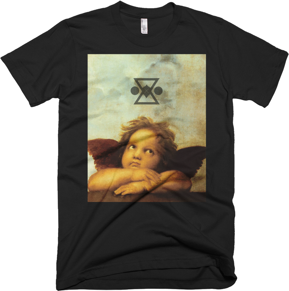 Raphael Archangel X Prima T-shirt - Cherubs On The Sistine Chapel (1000x1000), Png Download