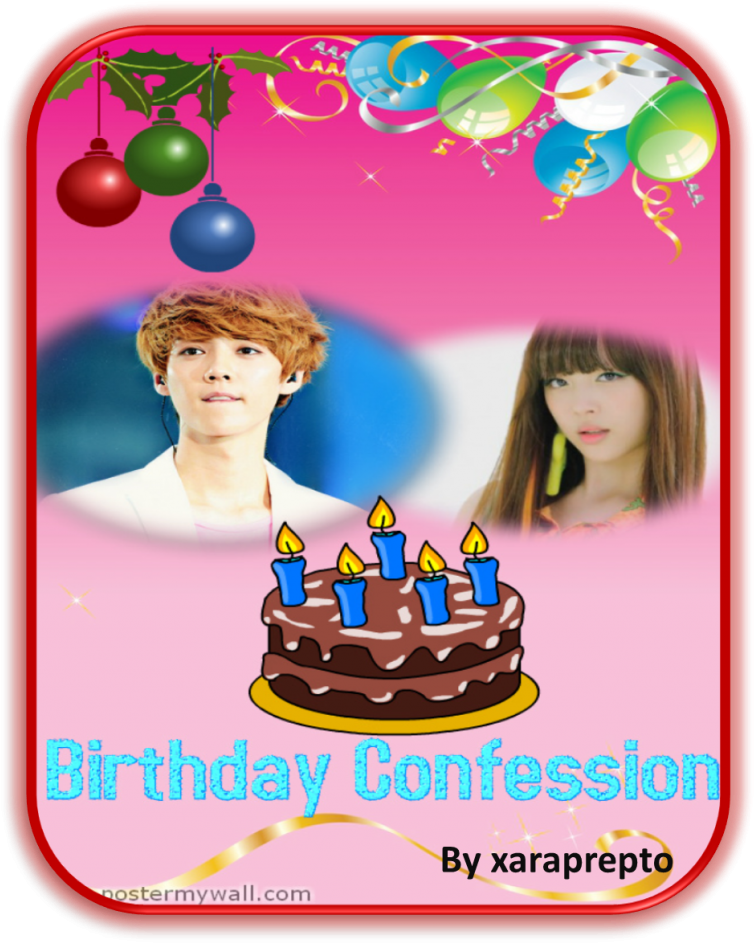 It Was Luhan's Birthday And You Had Prepared Him The - Birthday Cake Clip Art (1024x972), Png Download