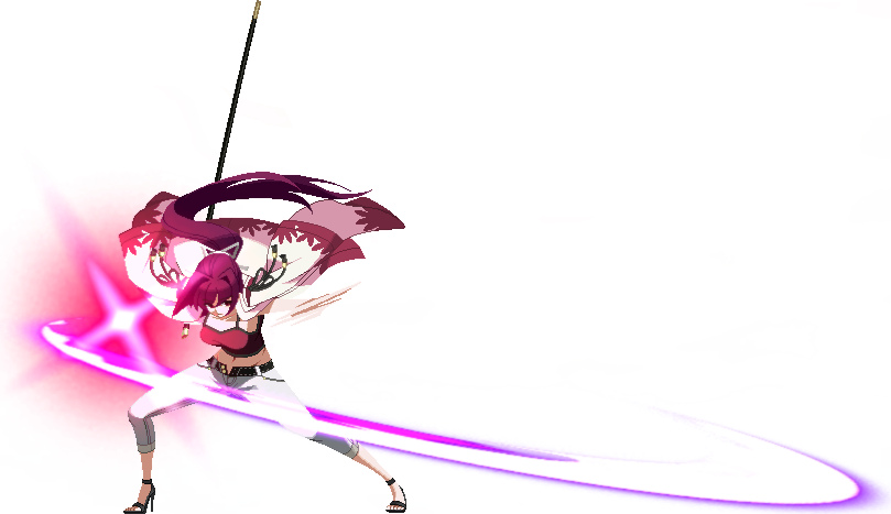 Bbtag Yuzuriha 2b - Bbtag Yuzuriha (809x467), Png Download