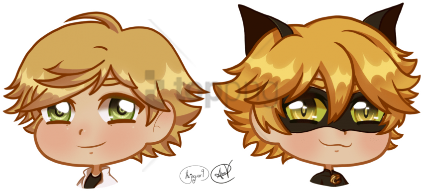 Free Png Download Tales Of Ladybug & Cat Noir Miraculous - Adrien Agreste (850x384), Png Download