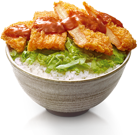 Mcdonald's China Big Chicken Cutlet Rice Bowl - Shrimp (640x550), Png Download