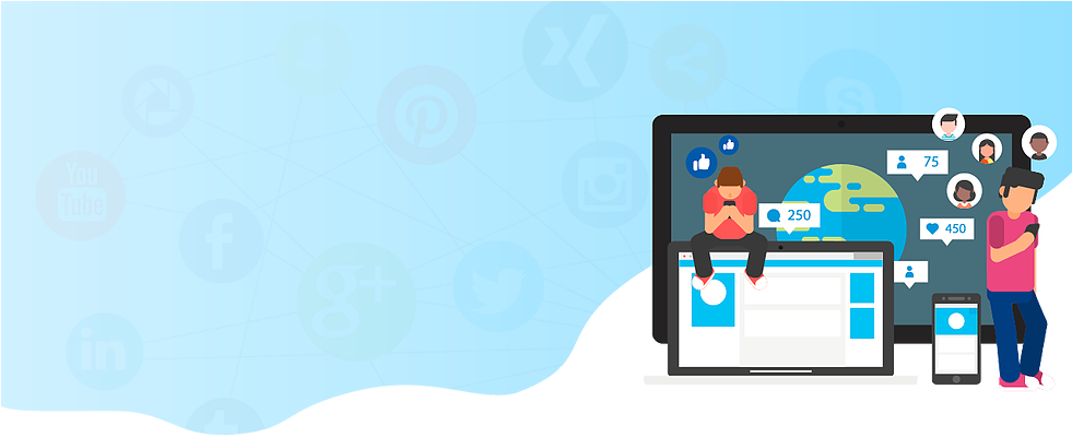 Redes Sociales (980x410), Png Download