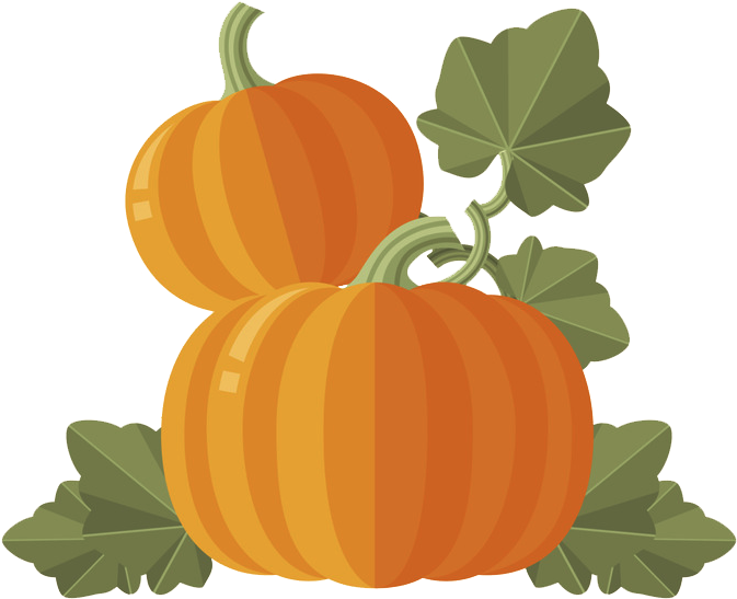 Calabaza Cucurbita Maxima Gourd Winter Squash With - Pumpkin With Leaves Png (800x800), Png Download