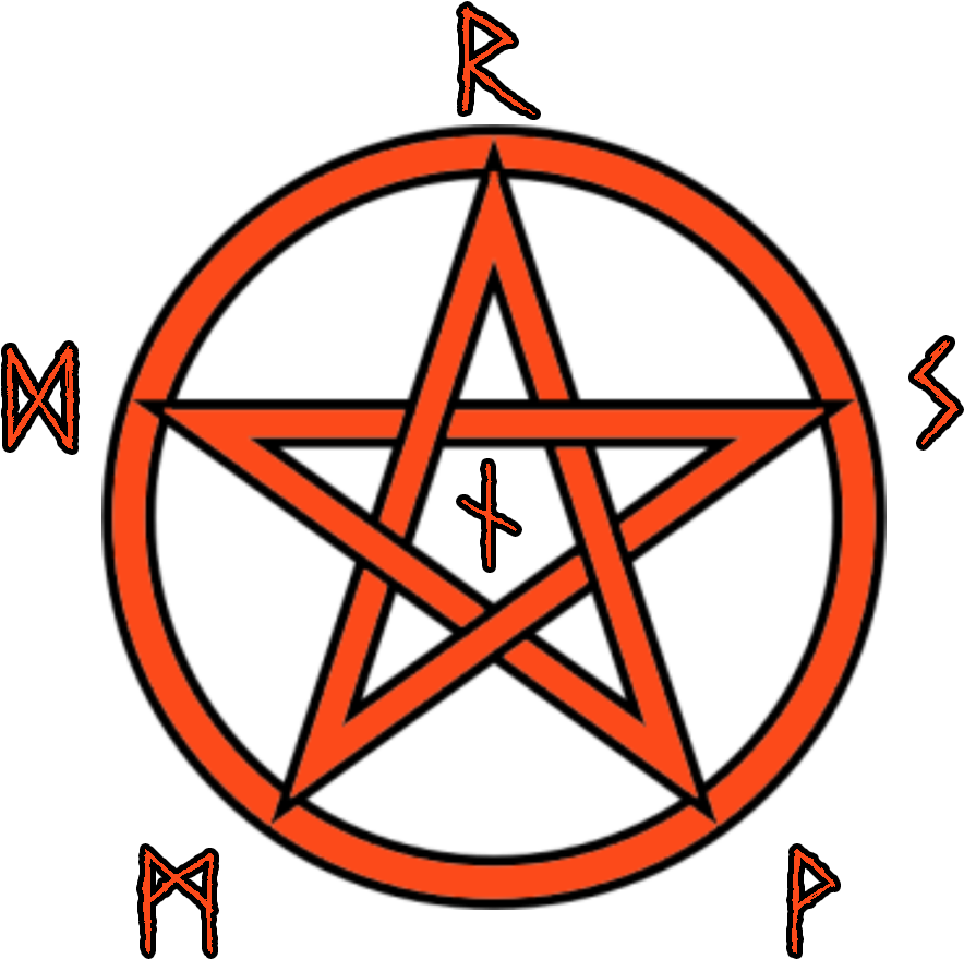 The Naudhiz Represent A Challenge Which You Must Overcome - Pentagram Transparent (960x960), Png Download