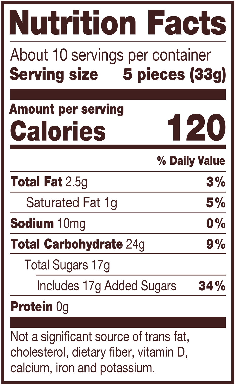 Tootsie Fruit Chews Assorted Fruit Flavored Rolls, - Nutrition Facts (1536x1536), Png Download