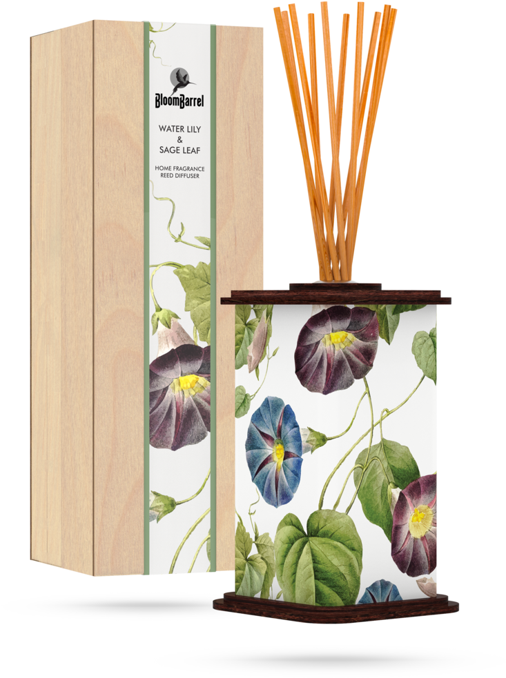 Bloombarrel Home Fragrance Reed Diffuser Water Lily - Neroli (1000x1000), Png Download