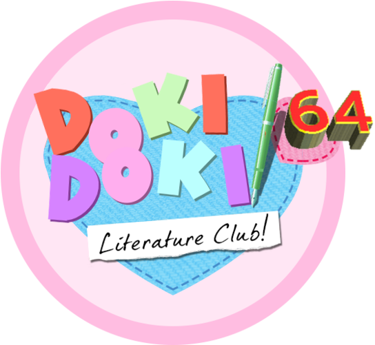 Ddlcmods - Doki Doki Literature Club Logo Edit (750x650), Png Download