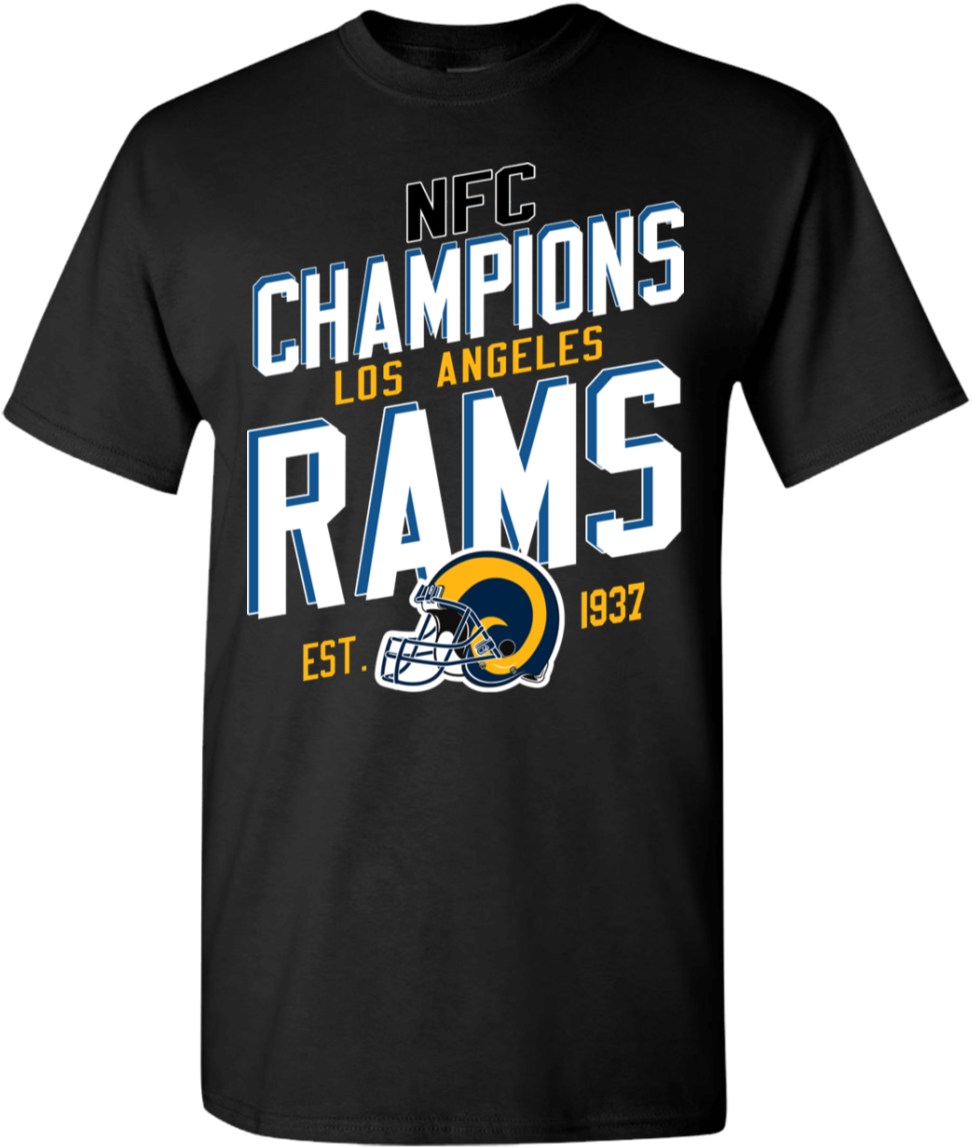 Los Angeles Rams Nfc Champions 2018 Shirt - Better Software Better Research (1155x1155), Png Download