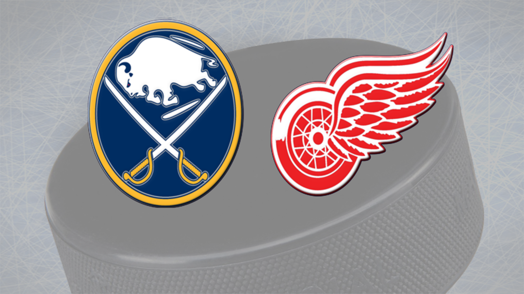 Sabres Beat Red Wings 4-3 - Detroit Red Wings (1080x607), Png Download