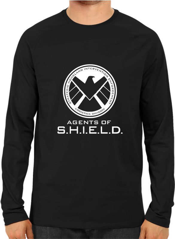 Agents Of Shield 2 Full Sleeve Black - Infosys T Shirt (800x800), Png Download