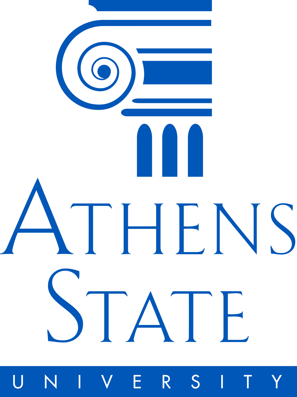 Logo Vertical - Athens State University Logo (1038x1385), Png Download