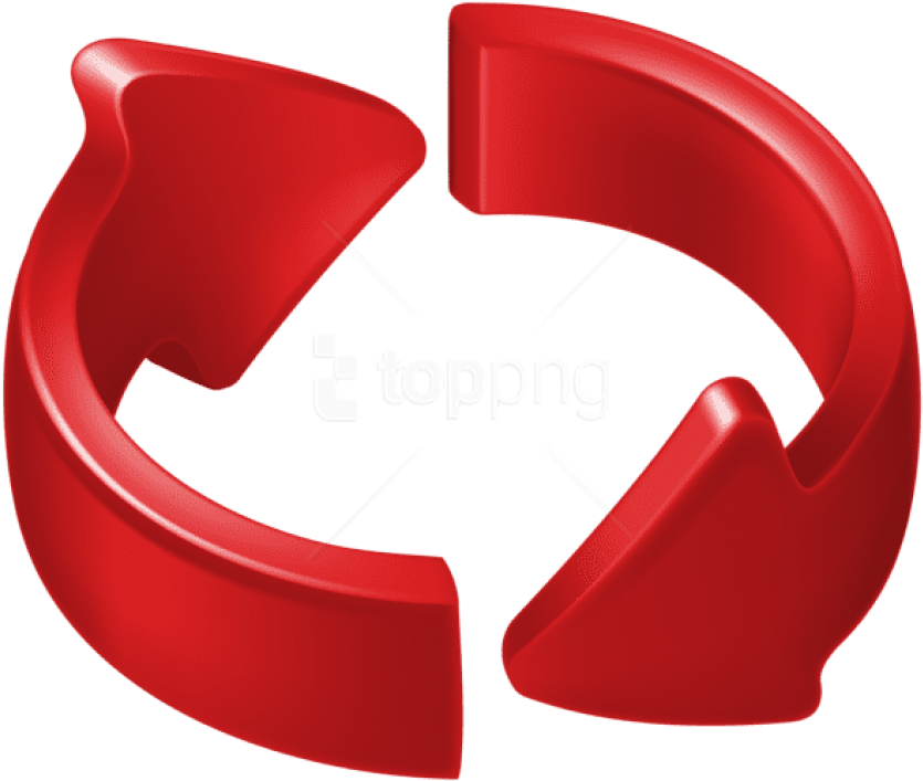 Free Png Download Circle Arrow Transparent Clipart - Arrow Circle Red Png (850x720), Png Download