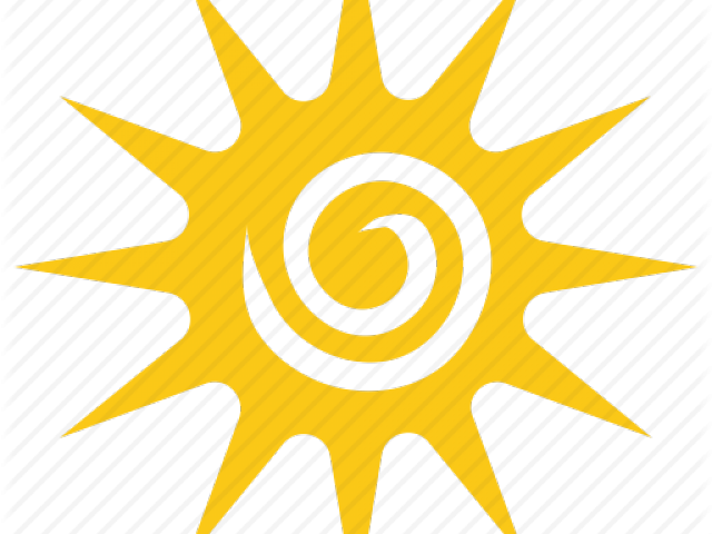 Drawn Sun Drawing - Estrella De La Bandera De Taiwan (640x480), Png Download