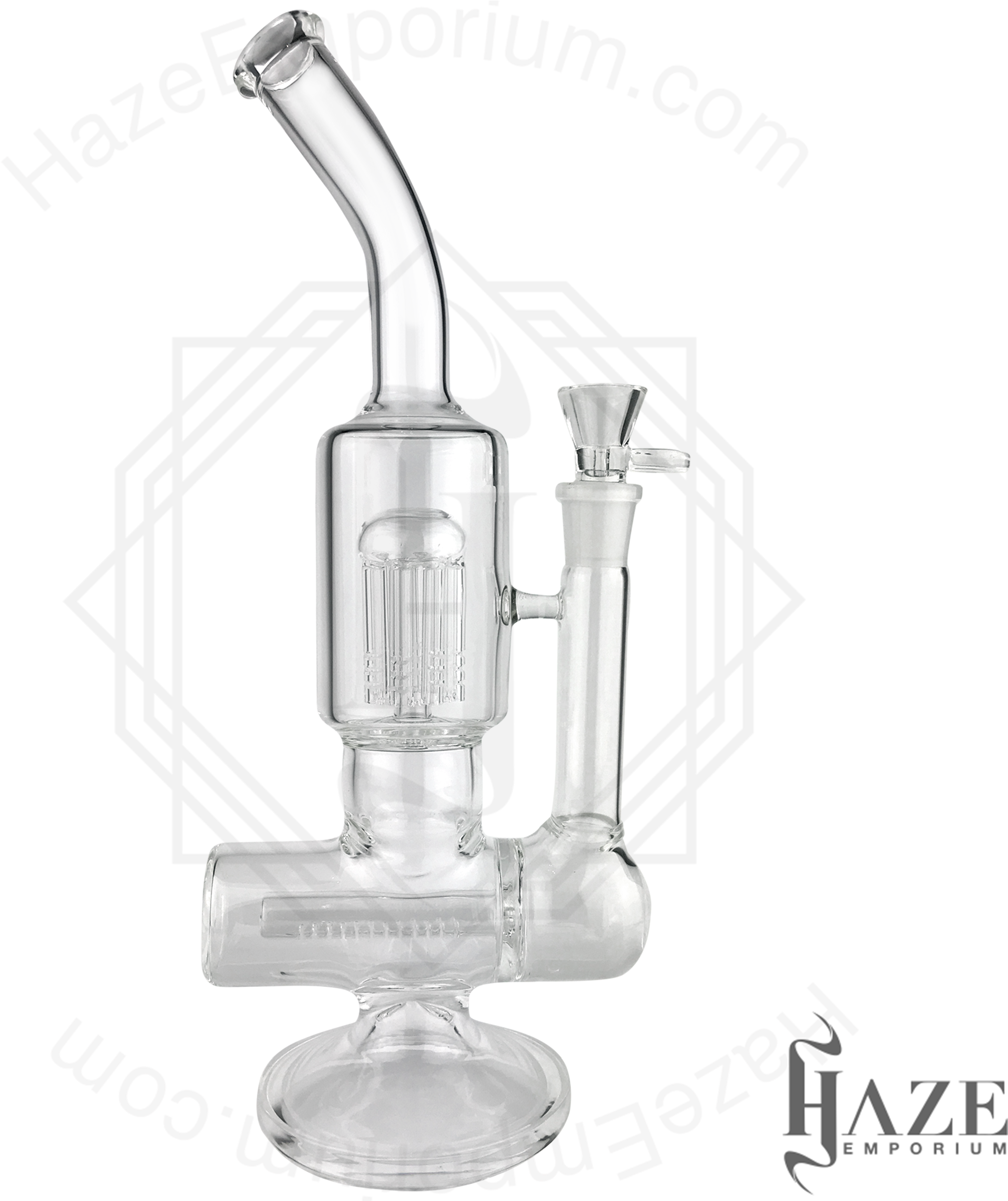 Double Filtering Water Pipe Inline And 8 Arm Tree Bong - Pipe (2400x2400), Png Download