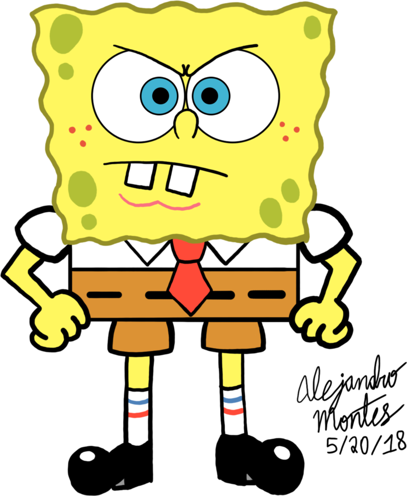 Spongebob Clipart Eye For Free Download And Use In - Cartoon (810x986), Png Download