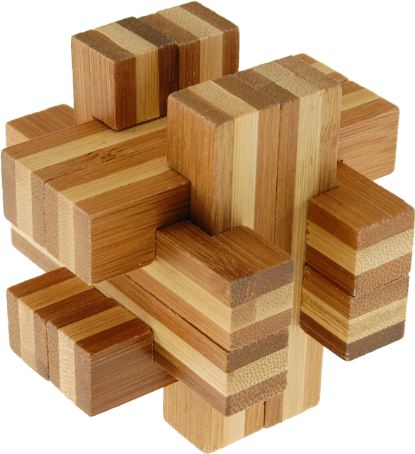 cross wooden puzzle