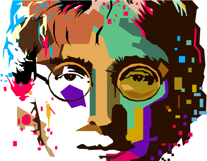 John Lennon - Illustration (757x550), Png Download