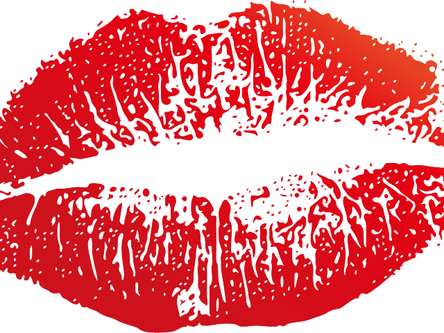 Lips Clipart Closed Lip - Black Glitter Lips Png (640x480), Png Download