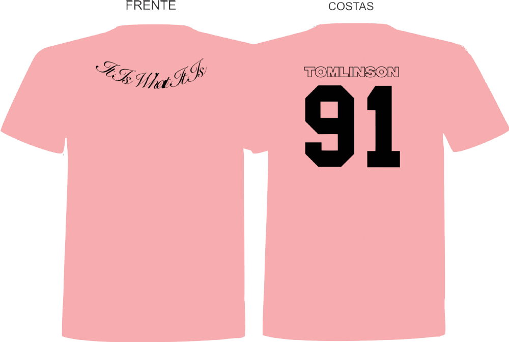 Camiseta Louis It Is What It Is 91 Rosa - Camisa Rosa Em Png (1000x673), Png Download