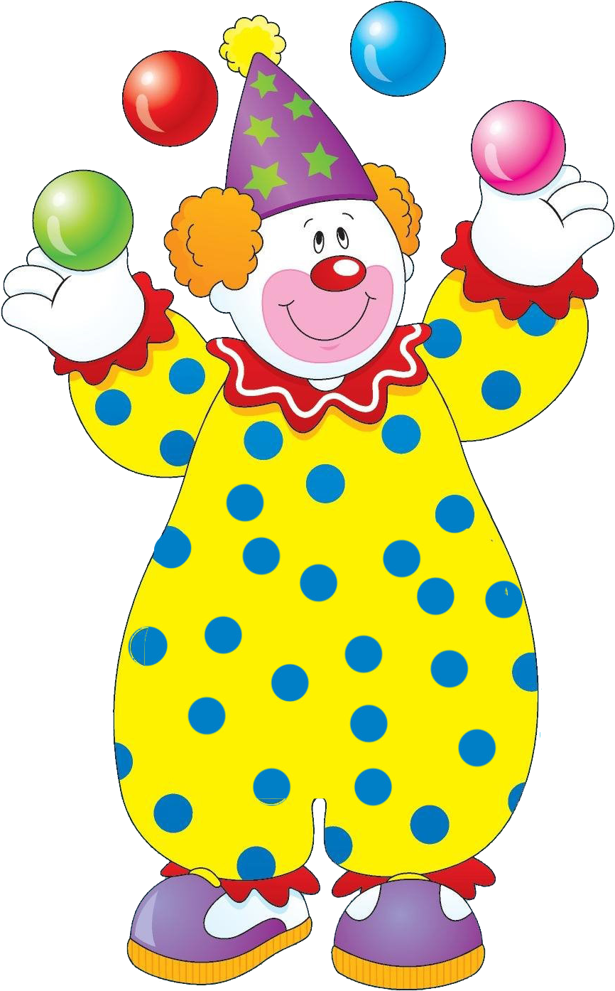 Clowns, For Kids, Tips, Party, Park - Clown Clip Arts (866x1394), Png Download