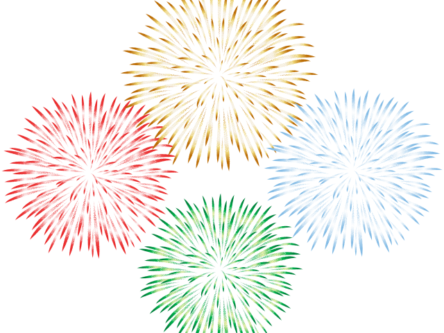 Fireworks Clipart Clear Background - Transparent Firework Clipart (640x480), Png Download