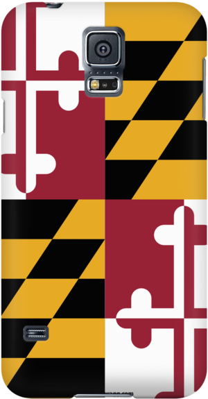 Maryland Flag Phone Case - Maryland State Flag (600x600), Png Download
