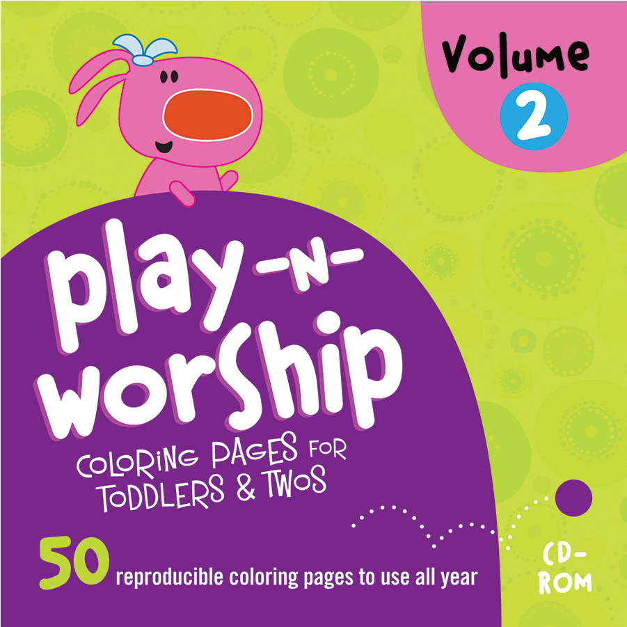 Play N Worship For Toddlers & Twos Coloring Pages Cd, - Poster (1000x1200), Png Download