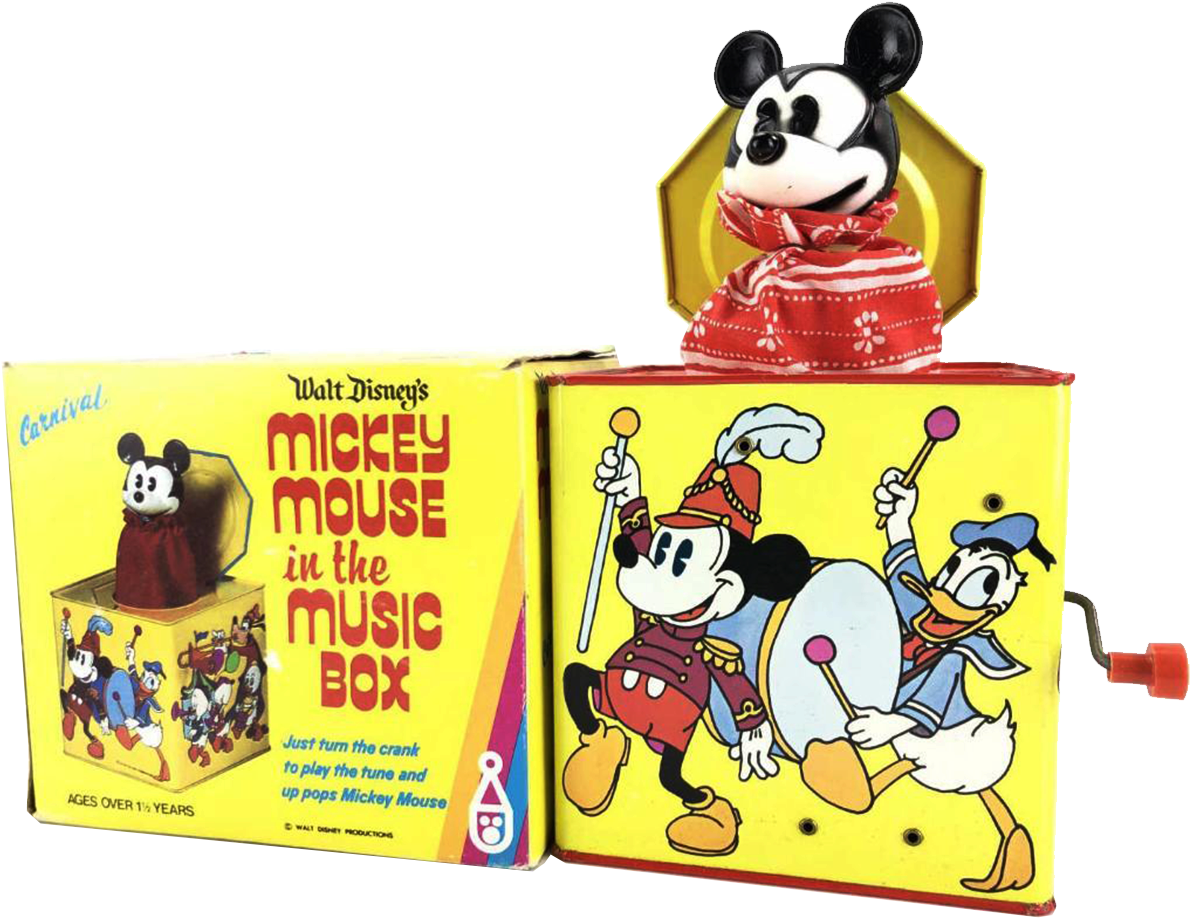 Walt Disney Mickey Mouse Carnival Jack In The Box (1200x1200), Png Download