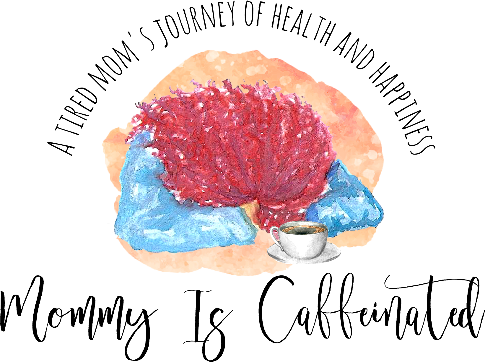 Mommy Is Caffeinated - Dessert (2500x1304), Png Download