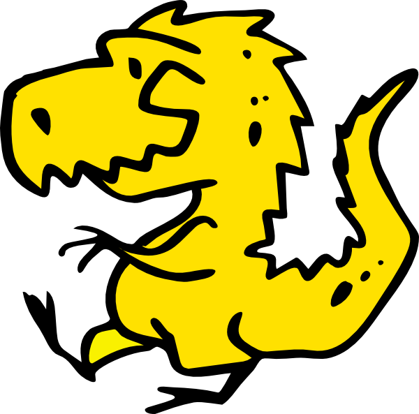 Dinosaur Tracks Clipart - Dinosaur Pictures For Kids (600x593), Png Download