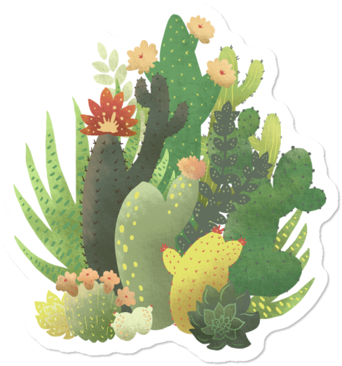 Unmasked Girl - Eastern Prickly Pear (650x650), Png Download