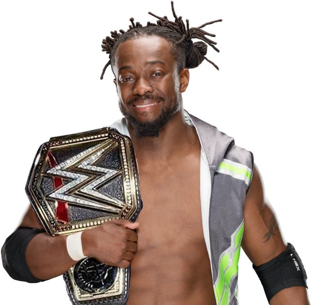 Bccwrestlepod @bccpod - Wwe Kofi Kingston Tag Team Champion (663x638), Png Download